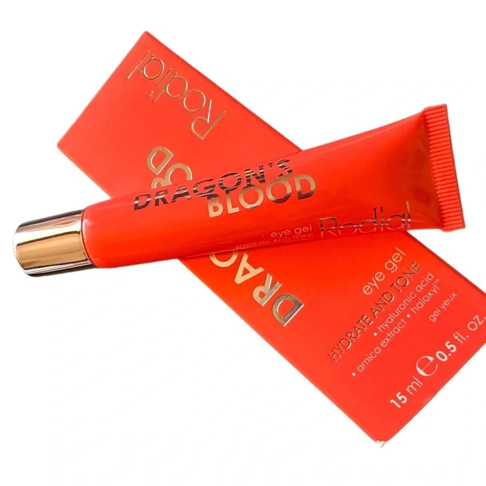 NIB DRAGON’S BLOOD EYE GEL HYALURONIC ACID ARNICA EXTRACT , BY RODIAL